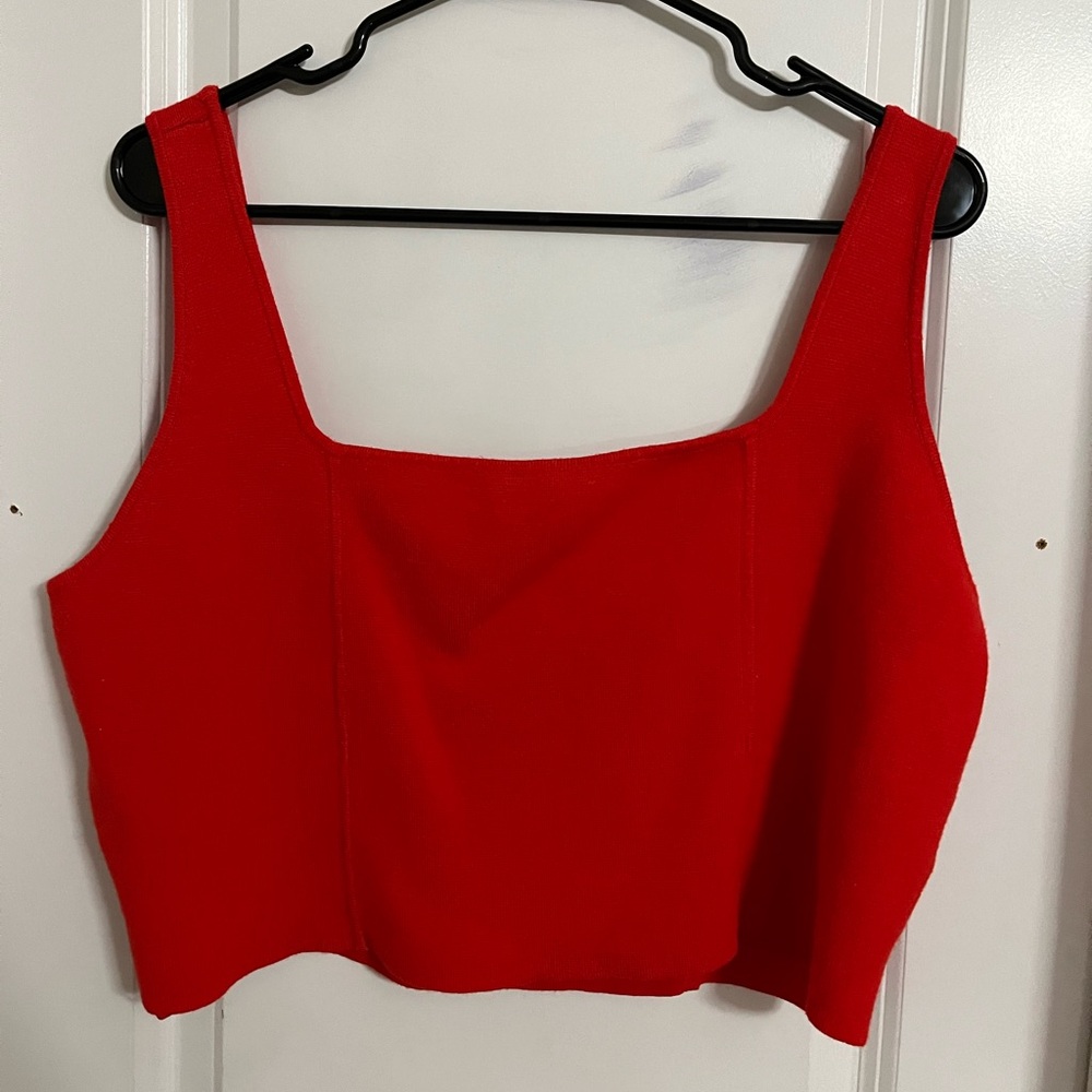 House of Harlow Red Tank Top